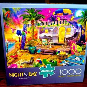 Night & Day beach holiday by Buffalo 1000 pieces